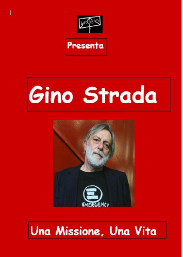 Legg'io APS locandina evento Gino Strada, una missione, una vita